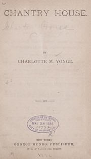 Cover of: Chantry house