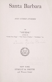 Cover of: Santa Barbara