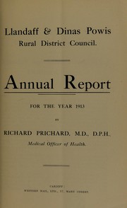 Cover of: [Report 1913] | Llandaff & Dinas Powis (Wales). Rural District Council