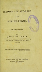 Cover of: Medical histories and reflections