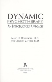 Cover of: Dynamic psychotherapy : an introductory approach by 