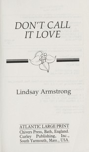 Cover of: Don't call it love