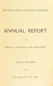 Cover of: [Report 1931]