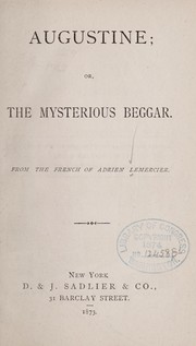 Cover of: Augustine by Adrien Lemercier, Adrien Lemercier