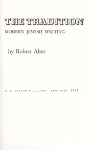 Cover of: After the tradition; essays on modern Jewish writing by 