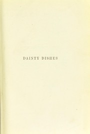 Cover of: Dainty dishes: receipts