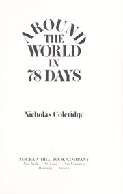 Cover of: Around the world in 78 days by Nicholas Coleridge
