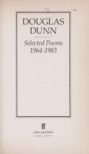 Cover of: Selected poems, 1964-1983 | Douglas Dunn