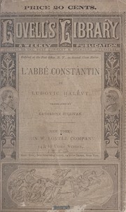 Cover of: L'abbe  Constantin