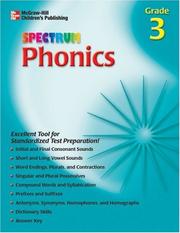 Cover of: Spectrum Phonics, Grade 3 (McGraw-Hill Learning Materials Spectrum) by School Specialty Publishing