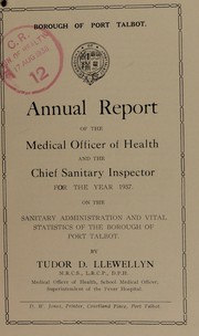 Cover of: [Report 1937]