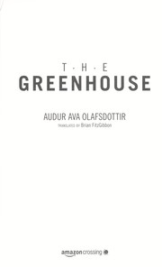 Cover of: The greenhouse by Auður A. Ólafsdóttir