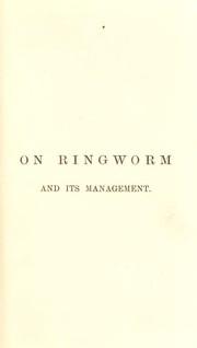 Cover of: On ringworm and its management