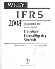 Wiley IFRS 2008 by Barry J. Epstein, Eva K. Jermakowicz