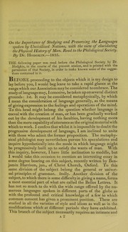 Cover of: On the importance of studying and preserving the languages spoken by uncivilised nations by Hodgkin Dr