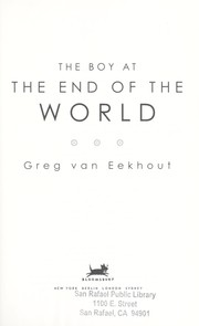 Cover of: The boy at the end of the world