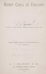Cover of: Merry girls of England by L. T. Meade