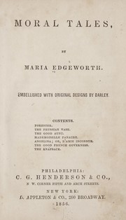 Moral tales by Maria Edgeworth