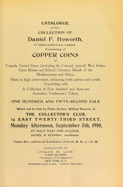 Cover of: Catalogue of the collection of Daniel F. Howorth ...