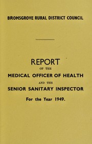 [Report 1949] by Bromsgrove (England). Rural District Council