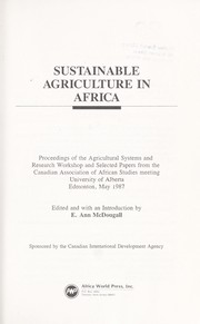 Cover of: Sustainable Agriculture in Africa | E. Ann McDougall