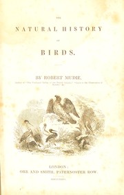 Cover of: The natural history of birds