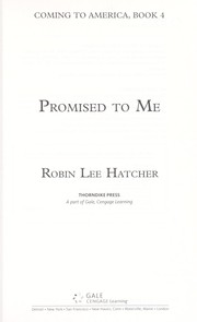 Cover of: Promised to me