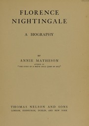 Cover of: Florence Nightingale