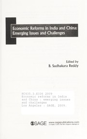 Cover of: Economic reforms in India and China: emerging issues and challenges