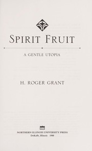 Cover of: Spirit Fruit by H. Roger Grant