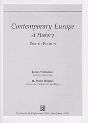 Cover of: Contemporary Europe by James D. Wilkinson