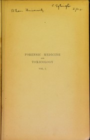 Cover of: Text-book of forensic medicine