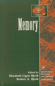 Cover of: Memory (Handbook of Perception and Cognition, Second Edition) by 