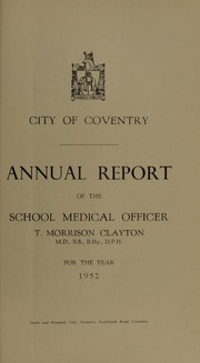 Cover of: [Report 1952]