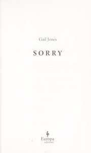 Cover of: Sorry by Gail Jones, Gail Jones, Gail Jones