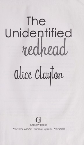 the unidentified redhead by alice clayton