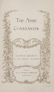 Cover of: The Abbe  Constantin