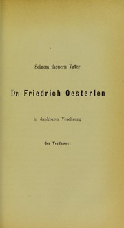 Cover of: Das menschliche Haar und seine gerichts©Þrztliche Bedeutung by Otto Oesterlen