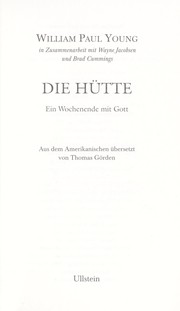 Cover of: Die Hu tte by William P. Young