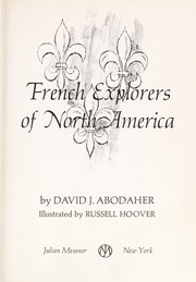 Cover of: French explorers of North America