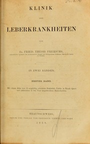 Cover of: Klinik der Leberkrankheiten