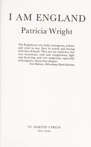 Cover of: I am England by Wright, Patricia