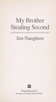 Cover of: My brother stealing second