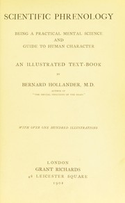 Cover of: Scientific phrenology: being a practical mental science and guide to human character