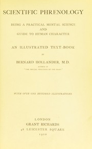 Cover of: Scientific phrenology by Bernard Hollander