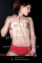 Cover of: Best S/M Erotica, Volume 2: More Extreme Stories About, Extreme Sex (Best S/M Erotica)