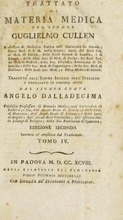 Cover of: Trattato di materia medica