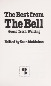 Cover of: The Best from the Bell : great Irish writing by 