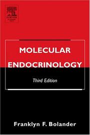 Cover of: Molecular Endocrinology, Third Edition by Franklyn F. Bolander, Franklyn F. Bolander