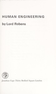 Cover of: Human engineering by Robens, Alfred Baron Robens